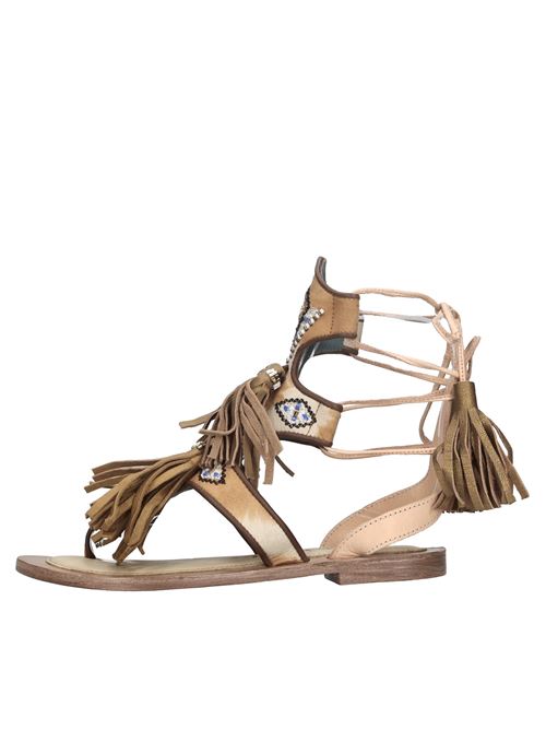 Sandali multimateriale MEHER KAKALIA | CLIO SANDALKHAKI-MULTICOLOR